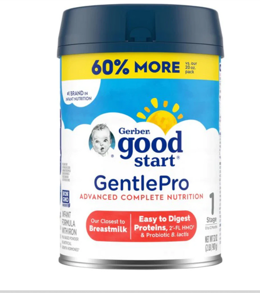 Gerber Good Start GentlePro, Baby Formula Stage 1- 32 Ounces