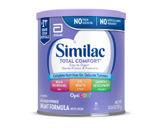 Similac Total Comfort Powder Baby Formula, 12.6 oz Canister
