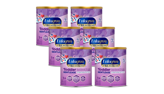 Enfamil Enfagrow Premium Gentlease Toddler Nutritional Drink Formula - Eases fussiness, Gas & Crying - Powder can, 29.1 oz