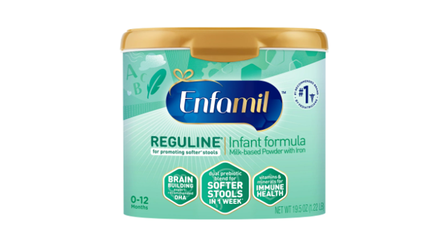 Enfamil Reguline, Reusable Powder Tub, 19.5 Oz