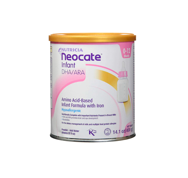 Neocate Infant DHA & ARA Amino Acid Based Infant Formula with Iron, 14.1 oz Can