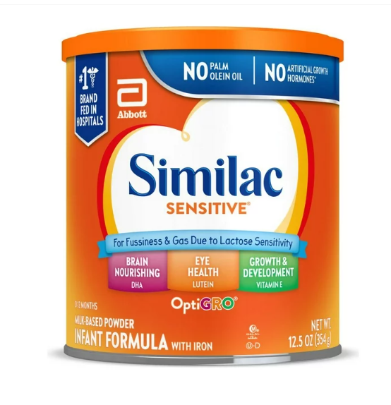 Similac Sensitive Powder Baby Formula, 12.5-oz Can