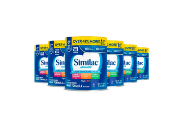 Similac Advance Infant Formula with Iron Powder - 30.8oz Pack of 6