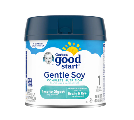 Gerber Good Start Gentle Soy Powder Infant Formula, 20 oz Canister
