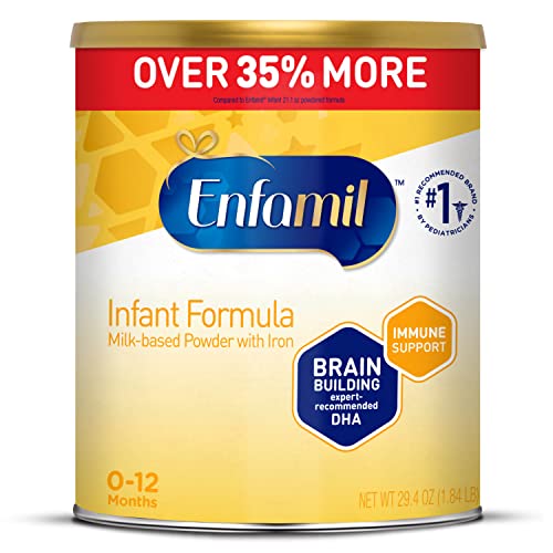 Enfamil Infant Formula - Milk-based Baby Formula with Iron - Powder, 29.4 oz Can