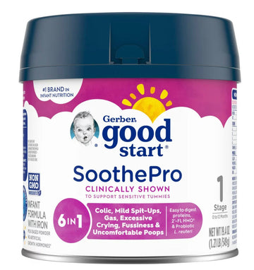 Gerber Good Start, Baby Formula Powder, SoothePro, Stage 1, 19.4 Ounce