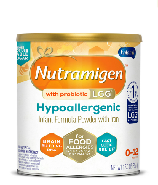 Nutramigen Hypoallergenic Infant Formula with Enflora LGG - Powder, 12.6 oz Can